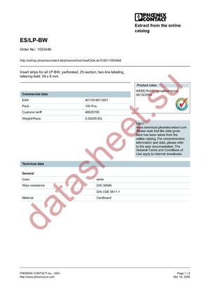 1003446 datasheet  